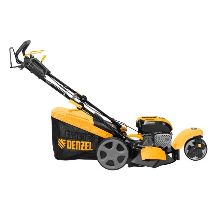 Бензиновая газонокосилка Denzel GLT-460SP-T, Trike 149 см3, 46 см, привод, панель, 60л (58810) купить в Уфе