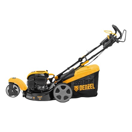 Бензиновая газонокосилка Denzel GLT-460SP-T, Trike 149 см3, 46 см, привод, панель, 60л (58810) купить в Уфе