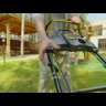 Бензиновая газонокосилка Denzel GLT-460SP-T, Trike 149 см3, 46 см, привод, панель, 60л (58810) купить в Уфе