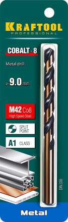 Сверла по металлу HSS-Co 29656-9 купить в Уфе