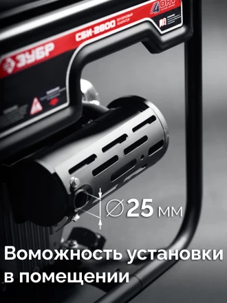 ЗУБР 2800 Вт, инверторный генератор (СБИ-2800) купить в Уфе