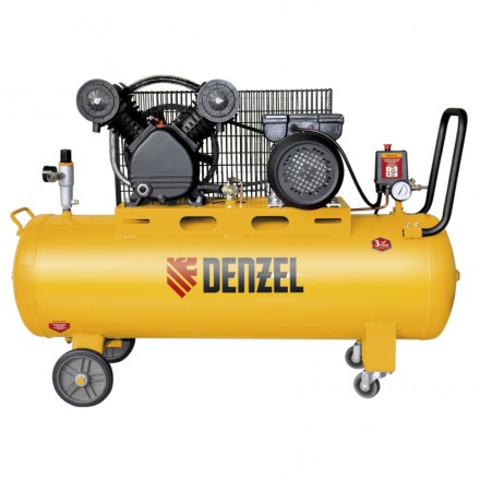 Компрессор масляный ременный Denzel DRV2200/100 58088 купить в Уфе