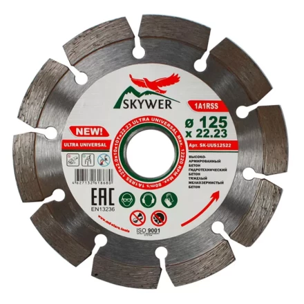 Диск алмазный по бетону 1A1RSS ULTRA UNIVERSAL SKYWER 300*2,8*10*22T*32 mm купить в Уфе