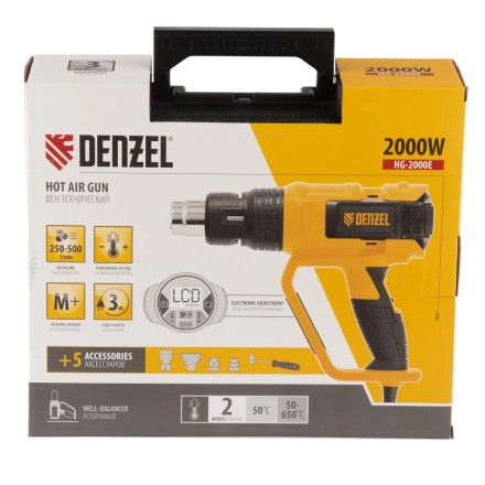 Фен строительный HG-2000E Denzel 28007 купить в Уфе