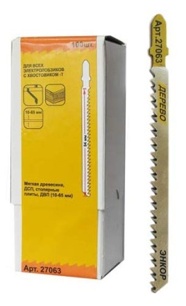 Пилка для электролобзика T301 CD HCS 1шт/100 27063 купить в Уфе