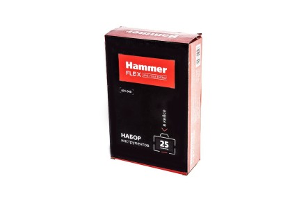 Набор инструментов HAMMER 601-040 25 предметов купить в Уфе