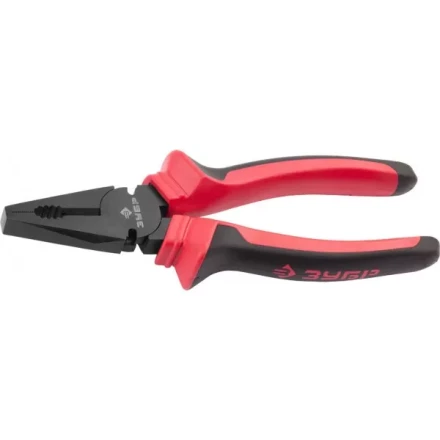 Плоскогубцы ЗУБР "МАСТЕР" комбинированные, маслобензостойкая рукоятка, покрытие оксидированное с полировкой, 180мм 22015-1-18_z01 купить в Уфе