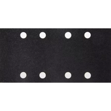 Лист шлиф. универсал. URAGAN &quot;Оптимален для мягких пород дерева&quot; 8 отверстий по линии, для ПШМ, P100, 80х166мм, 50шт 907-21101-100-50 купить в Уфе