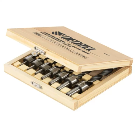 Набор сверл зенкеров по дереву Denzel 704272, 3-10 мм, набор 7 шт купить в Уфе