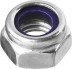 Гайка DIN 985 с нейлоновым кольцом, M8, 8 шт, кл. пр. 6, оцинкованная, ЗУБР 303586-08 купить в Уфе