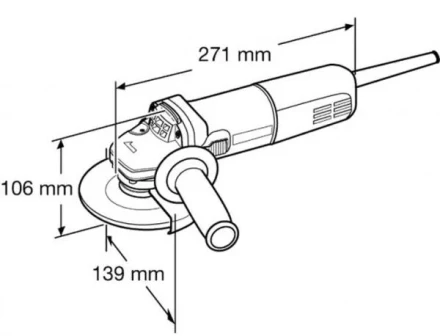 Углошлифовальная машина Makita 9558HNR УШМ Болгарка купить в Уфе