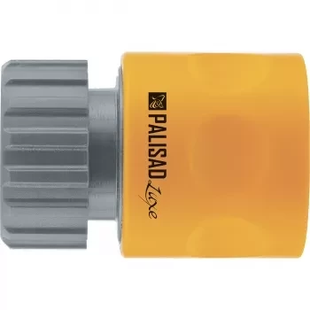 Соединитель пластмассовый быстросъемный внутр. рез. 3/4 аквастоп однокомпонентный PALISAD LUXE 66262 купить в Уфе