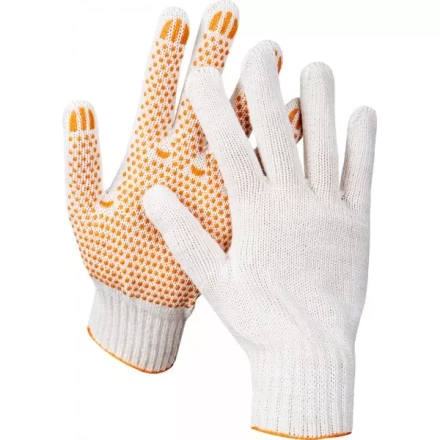 Перчатки STAYER "МASTER" трикотажные, 7 класс, х/б, с защитой от скольжения, L-XL, 10пар 11397-H10 купить в Уфе