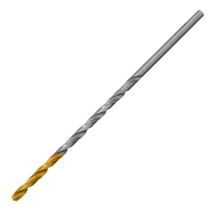 Сверло спиральное по металлу 3 х 100 мм, Р6М5, Golden Tip, удлиненное, 2шт. Denzel 718247 купить в Уфе