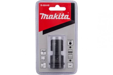 Адаптер с квадрата 1/2 на шестигранник 1/4 Makita B-68448 (переходник) купить в Уфе