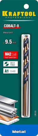 Сверла по металлу HSS-Co 29656-9.5 купить в Уфе