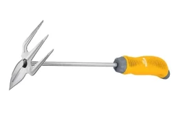 Мотыжка комб профиль "лепесток" и 3-зубая молибденовое покрытие 2-комп. рукоятка PALISAD LUXE 62376