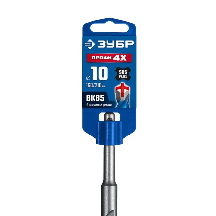 ЗУБР ПРОФИ-4Х 10x210 мм, SDS-plus бур (29313-210-10) купить в Уфе