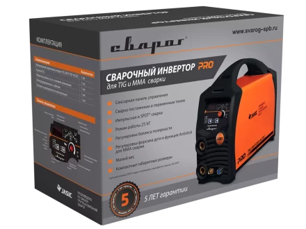Сварочный инвертор Сварог PRO TIG 200 P DSP AC/DC (E201) купить в Уфе