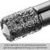 Алмазная коронка ЗУБР &quot;ПРОФЕССИОНАЛ&quot; универсальная для УШМ, сухое сверление, алмазы на вакуумной пайке,  посадка М14, d=16мм 29865-16 купить в Уфе