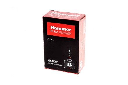 Набор инструментов HAMMER 601-041 23 предмета купить в Уфе