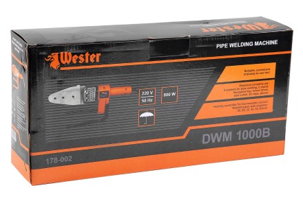 Аппарат для сварки пластиковых труб WESTER DWM 1000B купить в Уфе