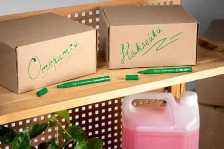 ЗУБР МК-80 зеленый, 0.8 мм маркер-краска (06324-4) купить в Уфе