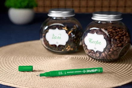 ЗУБР МК-80 зеленый, 0.8 мм маркер-краска (06324-4) купить в Уфе