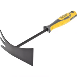 Мотыжка комбинированная 3-зубая + трапеция двухкомпонентная рукоятка PALISAD LUXE 62007