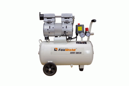 Компрессор безмасляный коаксиальный AERO 130/24 oil-free FoxWeld купить в Уфе