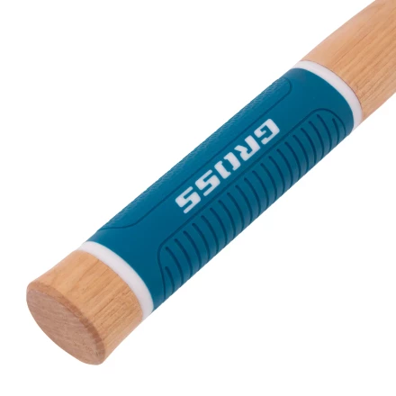 Молоток-гвоздодер GROSS 10413, 380 г, угол 75, магнит, обрезиненная рукоятка American Hickory купить в Уфе