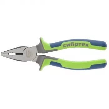 Плоскогубцы комбинированные 160 мм фосфатирование трехкомпонентные рукоятки СИБРТЕХ 17053 купить в Уфе