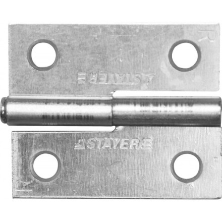 Петля дверная STAYER &quot;MASTER&quot; разъемная, цвет белый цинк, правая, 50мм 37613-50-1R купить в Уфе