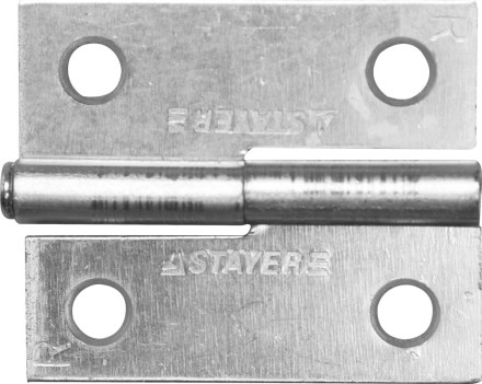 Петля дверная STAYER &quot;MASTER&quot; разъемная, цвет белый цинк, правая, 50мм 37613-50-1R купить в Уфе