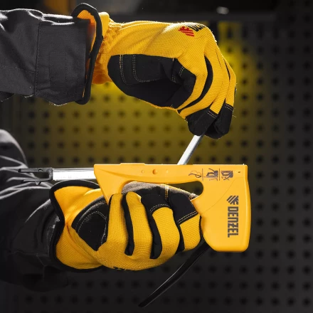 Степлер пластиковый, скобы в комплекте, тип 53, 6-10 мм Denzel 40221 купить в Уфе