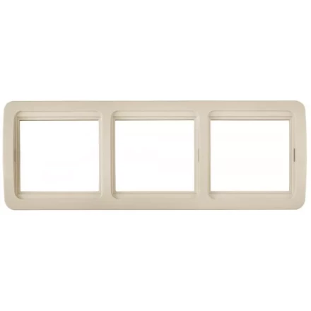 Панель СВЕТОЗАР &quot;ГАММА&quot; тройная горизонтальная, цвет бежевый SV-54148-B купить в Уфе