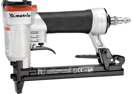 Степлер пневматический для прямоугольных скоб от 10 до 22 мм MATRIX 57420 купить в Уфе
