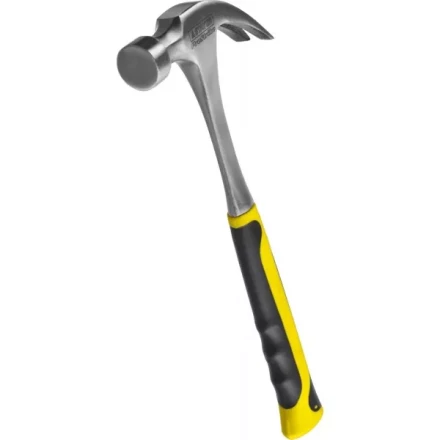 Молоток-гвоздодер STAYER &quot;PROFESSIONAL&quot; цельнометаллический с двухкомпонентной рукояткой, 560г 2025-560 купить в Уфе