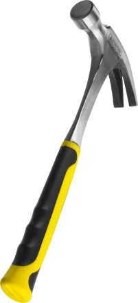 Молоток-гвоздодер STAYER &quot;PROFESSIONAL&quot; цельнометаллический с двухкомпонентной рукояткой, 560г 2025-560 купить в Уфе