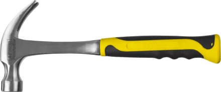 Молоток-гвоздодер STAYER &quot;PROFESSIONAL&quot; цельнометаллический с двухкомпонентной рукояткой, 560г 2025-560 купить в Уфе