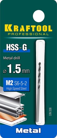 Сверла по металлу HSS-G Оберон 29651-1.5 купить в Уфе