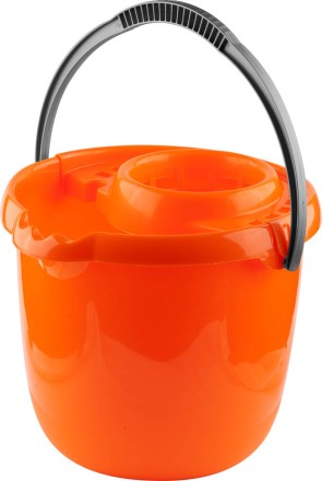 Ведро DEXX, пластиковое для непищевых продуктов, с держателем МОП, 12л 39312 купить в Уфе