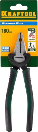 Плоскогубцы KRAFTOOL &quot;AUTOKRAFT&quot; комбинированные, CrMo-сталь, покрытие оксидированное с полировкой, 180 мм 22001-1-18 купить в Уфе