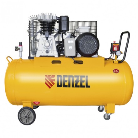 Компрессор масляный ременный Denzel DR4000/100 58092 купить в Уфе
