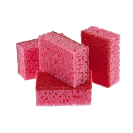 Губки для посуды &quot;КОРАЛЛ&quot; 95х64х36 мм 4 шт ТМ Elfe 92358 купить в Уфе