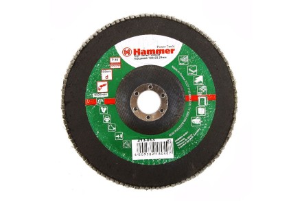 Круг Лепестковый Торцевой (КЛТ) HAMMER КЛТ 1 Ф180х22 Р40 213-013 купить в Уфе
