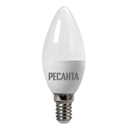 Лампа светодиодная РЕСАНТА LL-R-C37-7W-230-3K-E14 76/1/5 купить в Уфе