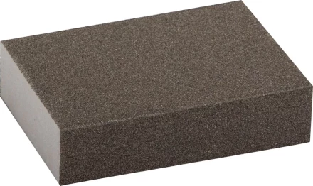 Губка шлифовальная ЗУБР "МАСТЕР" четырехсторонняя, средняя жесткость, Р120, 100х68х26мм 35611-120 купить в Уфе