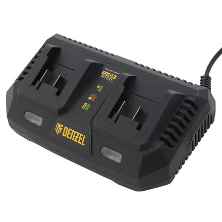 Устройство зарядное для аккумуляторов Denzel IBC-18-3.0-2, Li-Ion, 18В, 3.0 А, для двух батарей 28454 купить в Уфе