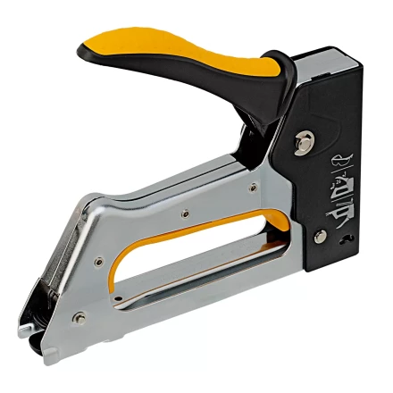 Степлер металлический, скобы в комплекте, 2К рукоятка, тип 53, 6-10 мм Denzel 40222 купить в Уфе